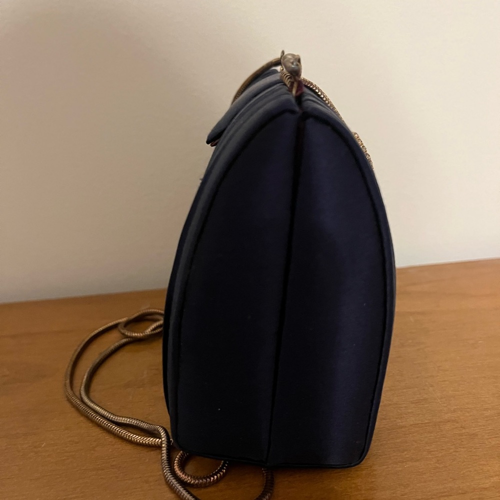 Vintage Lord & Taylor Royal Blue Crossbody Bag - Picture 5 of 7